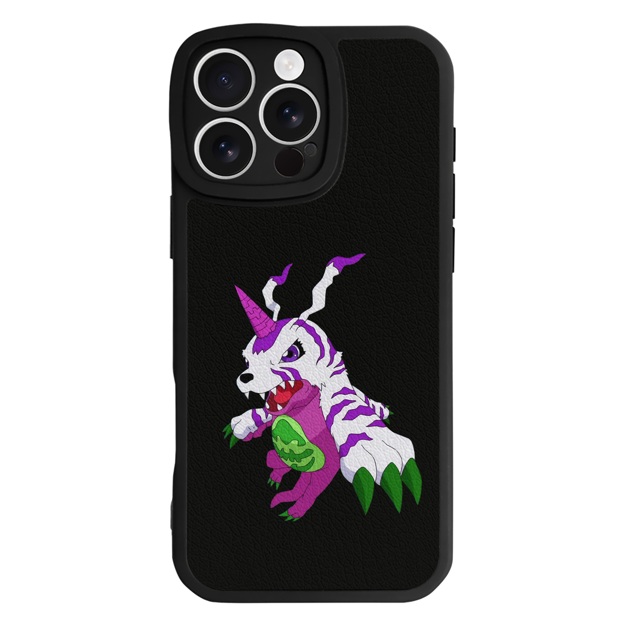（画像用） Digimon デジタルモンスター/デジモン 【iPhone 16シリーズ対応】シリコンスマホケース（レザー調） 材質：シリコン